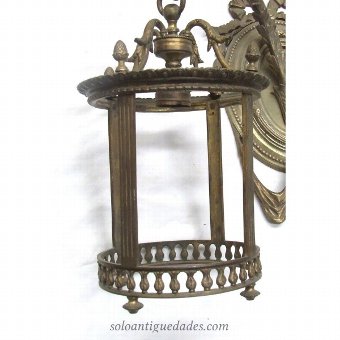Antique Apply in gilt bronze lamp
