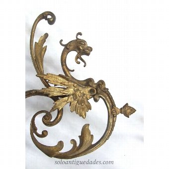 Antique Lamp Art Nouveau bronze sconces