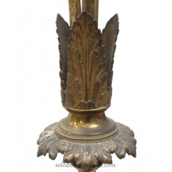 Antique Table lamp on marble