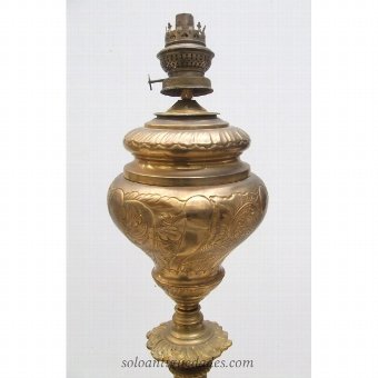 Antique Gold metal lantern lamp