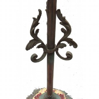 Antique Lamp with decorated ceramic ceiling