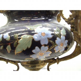 Antique Lamp with floral pattern