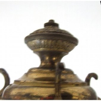 Antique Lamp with floral pattern