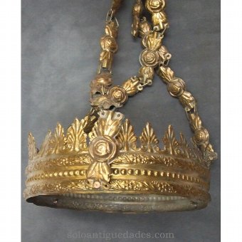 Antique Golden brass lamp
