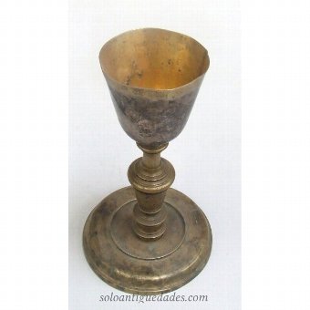 Antique Glass-circular foot Chalice Cup