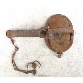 Antique Bough with two semicircular hooks