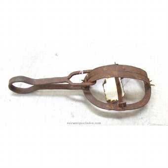 Antique Iron trap 17 cm