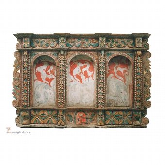 Renaissance polychrome altarpiece
