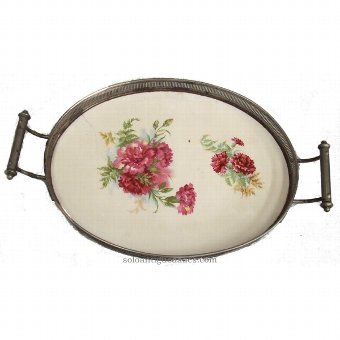 Antique Porcelain oval tray