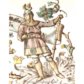 Antique Tray warrior image
