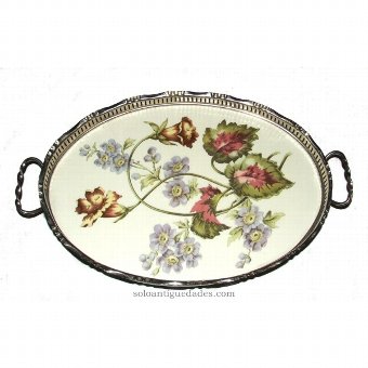 Antique Porcelain tray, oval