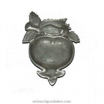 Antique Silver tray shaped fruit