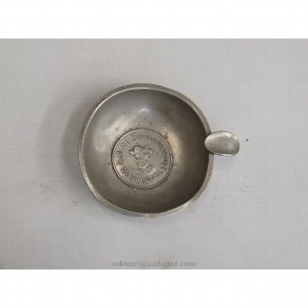 Antique Silver bowl with circular
