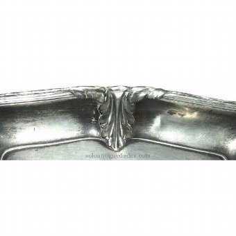 Antique Silver tray with rectangular