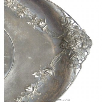 Antique Tray embossed with cherubs