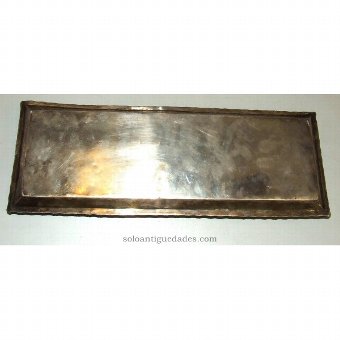 Antique Silver Rectangular Tray
