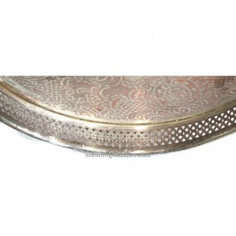 Antique Metal tray without handles
