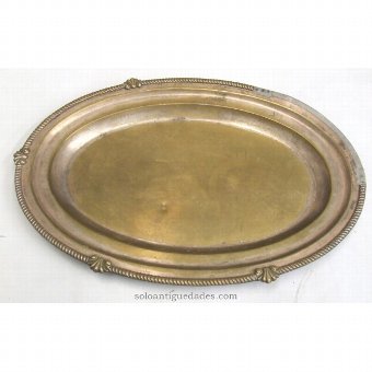Antique Oval tray made of metal