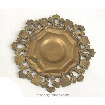 Antique Tray with various decorative elements