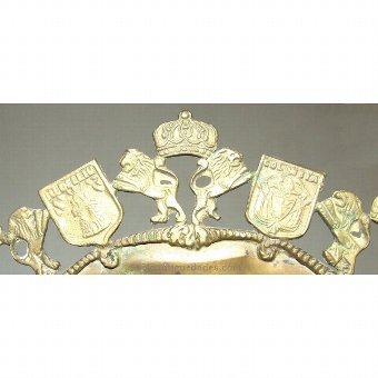 Antique Tray with various decorative elements