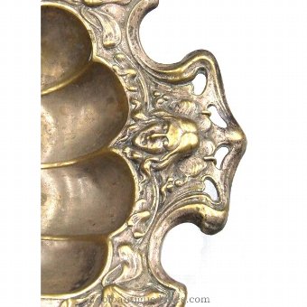 Antique Tray rectangular brass