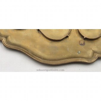 Antique Brass oval tray