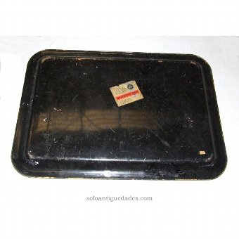 Antique Tray with Oriental scenes