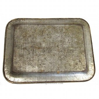 Antique Enameled tin tray