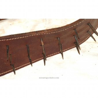 Antique Leather Spiked Carlanca