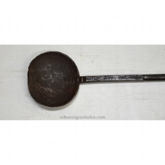 Antique Ladle decorated on the back