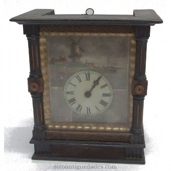Black Forest Clock type. Rural landscape.