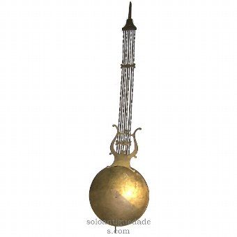 Antique Watch Type Morez. Seven lyre pendulum rods