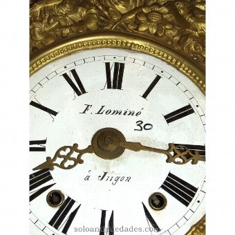 Antique Morez Clock merchant type F. Lomine