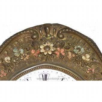 Antique Watch Type Morez. With real pendulum calendar