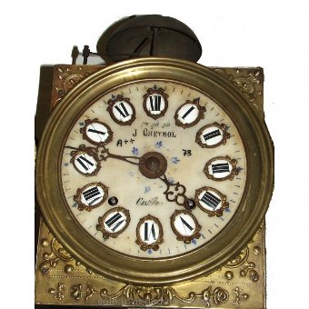 Antique Watch Type Morez. Alabaster Sphere