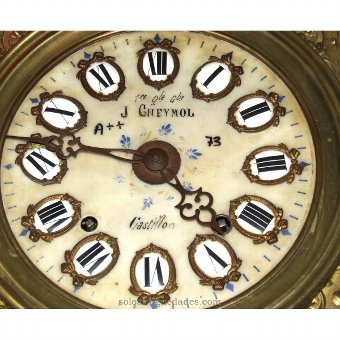 Antique Watch Type Morez. Alabaster Sphere