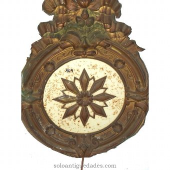 Antique Watch Type Morez. Handpainted stamped brass