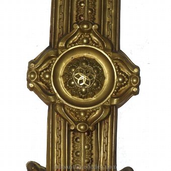 Antique Watch Type Morez. Crowning religious representation
