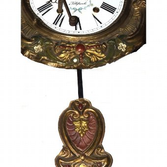 Antique Watch Type Morez. Hunting scene