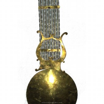 Antique Watch Type Morez. Fifteen lyre pendulum rods