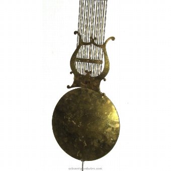 Antique Watch Type Morez. Fifteen lyre pendulum rods