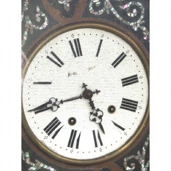 Antique Clock Ox-eye type. Machinery Morez
