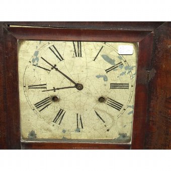 Antique Wall clock. Church in the campaign