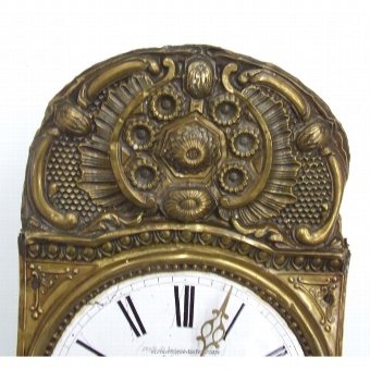 Antique Watch Type Morez. Real Pendulum pearl inlaid.