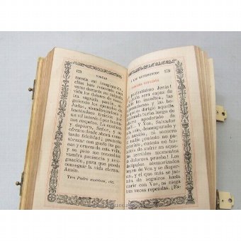 Antique Prayer Book "Prayer SMALL ROMAN"