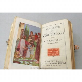 Antique Prayer Book "BOUQUET OF CHILD GODLY"