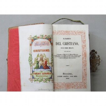 Antique Prayer Book "THE DIAMOND OF CHRISTIAN"