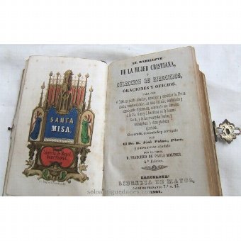 Antique Prayer Book "THE BOUQUET OF CHRISTIAN WOMEN"