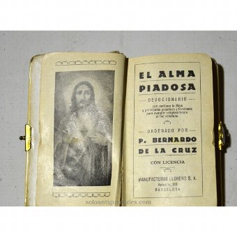 Antique Prayer Book "THE GODLY SOUL"