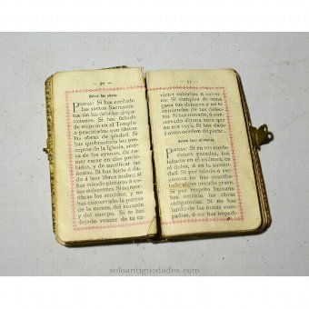 Antique Prayer Book "PRACTICAL MANUAL OF THE MOST ESSENTIAL DUTIES OF CHRISTIAN"